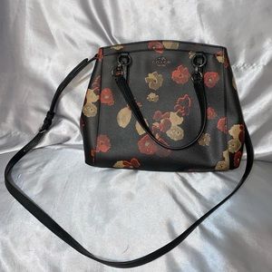 COACH Small Christie Carryall Halftone Floral